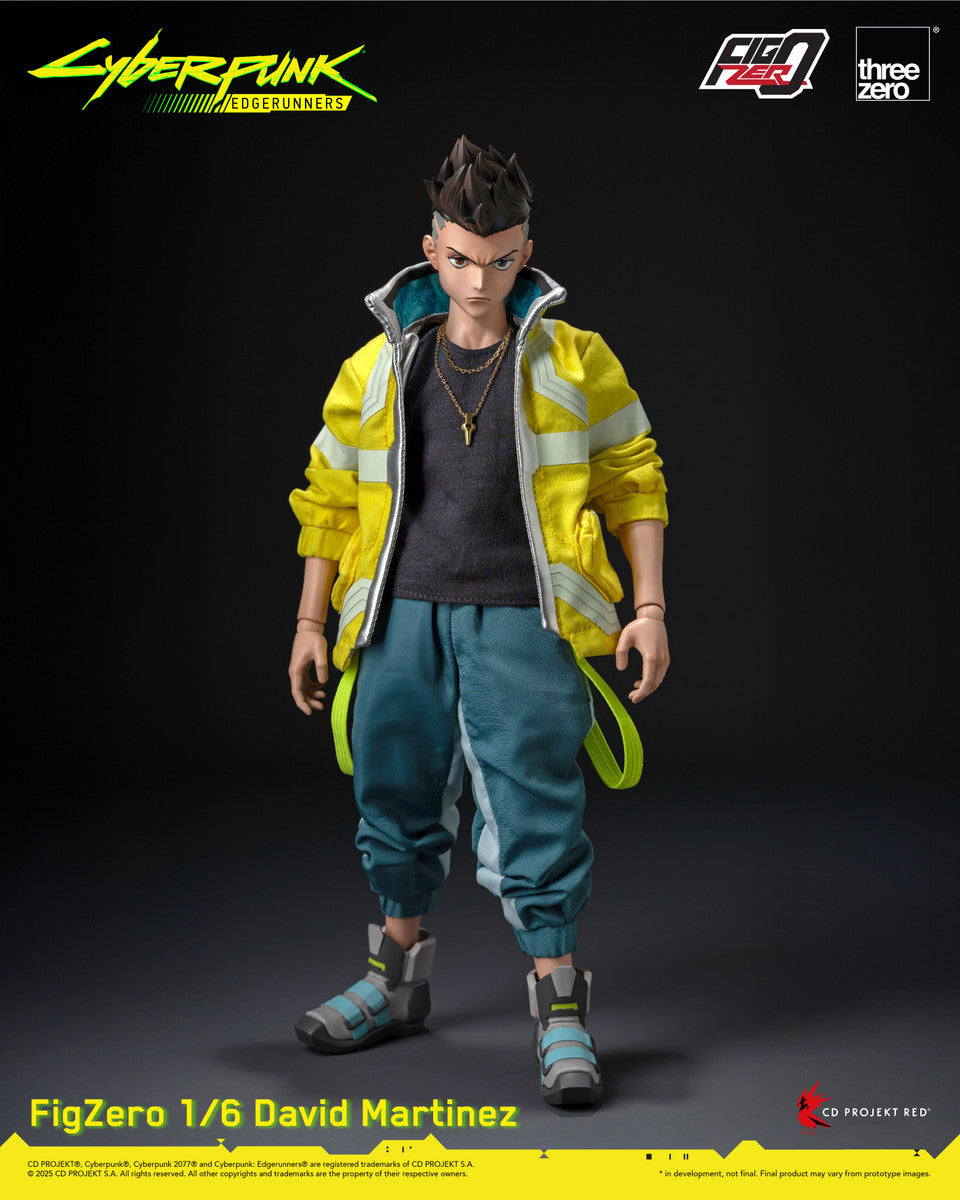 Preventa Figura David Martinez - Cyberpunk: Edgerunners - Figzero marca ThreeZero 3Z0599 escala 1/6