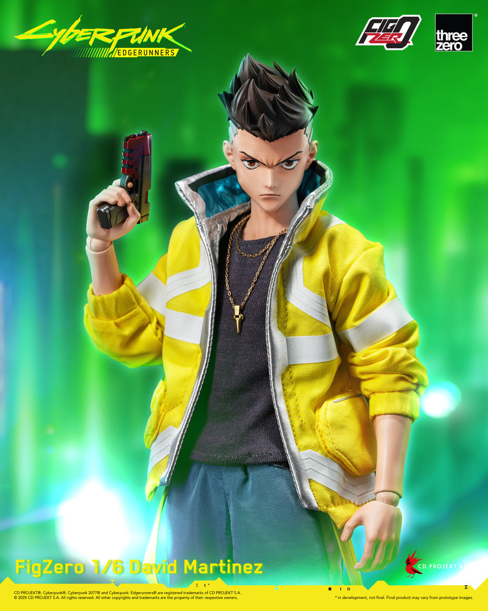 Preventa Figura David Martinez - Cyberpunk: Edgerunners - Figzero marca ThreeZero 3Z0599 escala 1/6