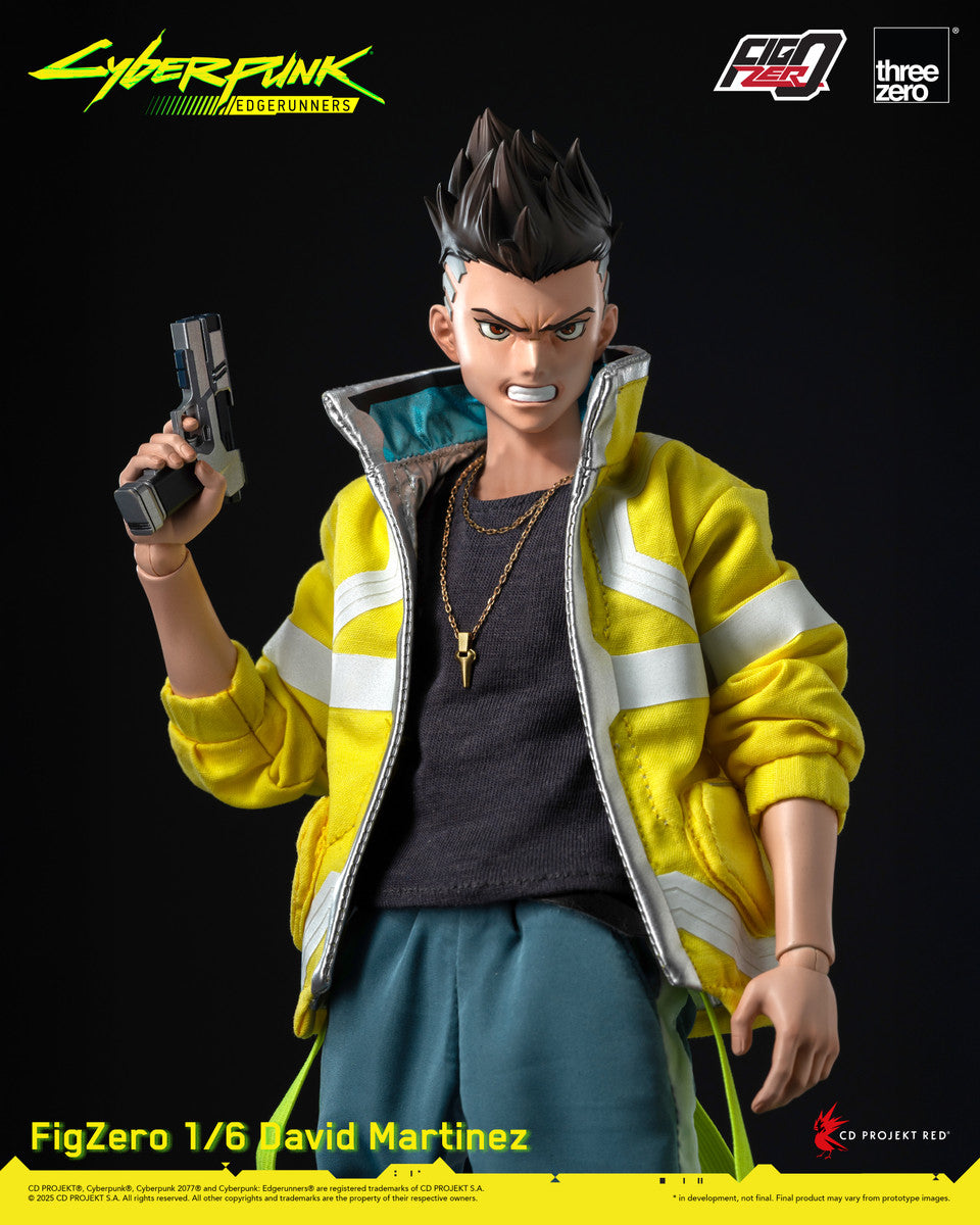 Preventa Figura David Martinez - Cyberpunk: Edgerunners - Figzero marca ThreeZero 3Z0599 escala 1/6