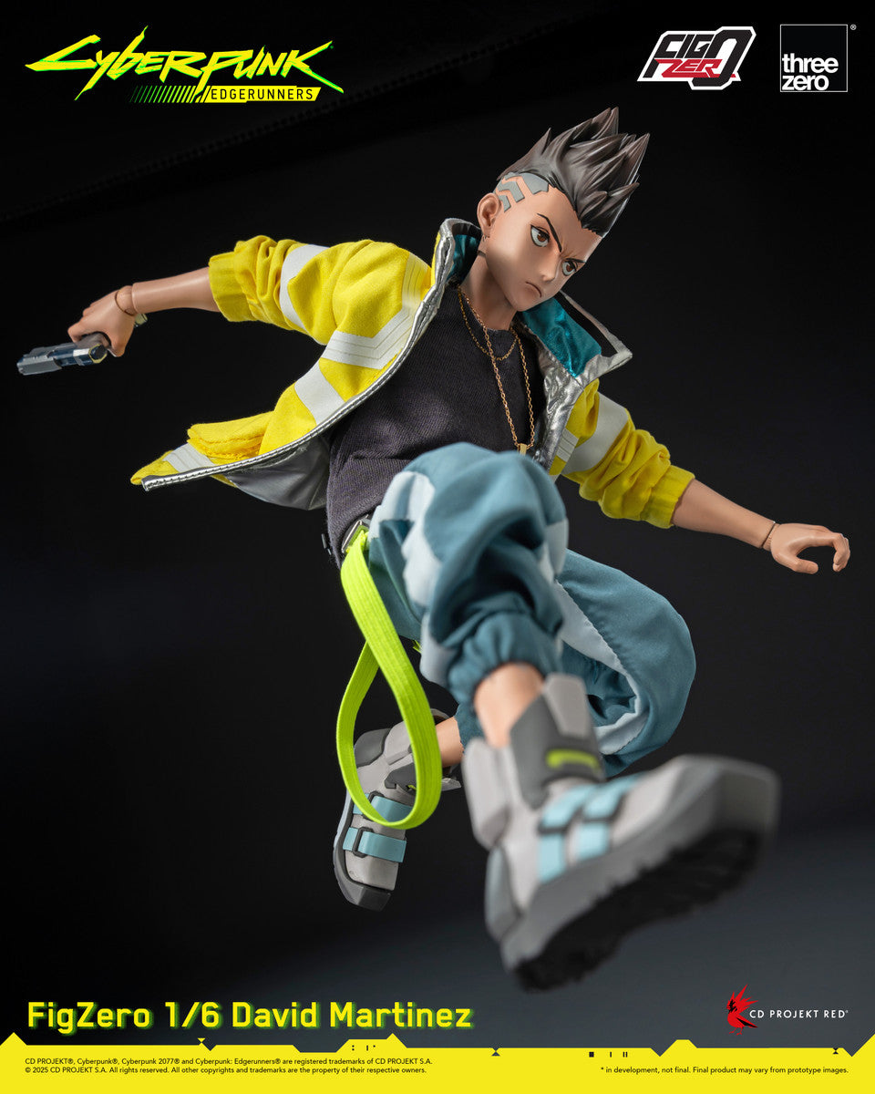 Preventa Figura David Martinez - Cyberpunk: Edgerunners - Figzero marca ThreeZero 3Z0599 escala 1/6