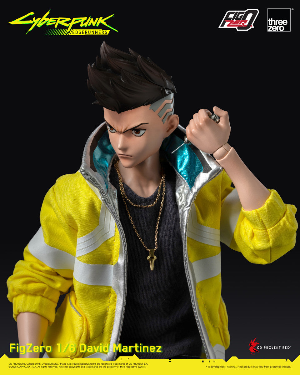 Preventa Figura David Martinez - Cyberpunk: Edgerunners - Figzero marca ThreeZero 3Z0599 escala 1/6