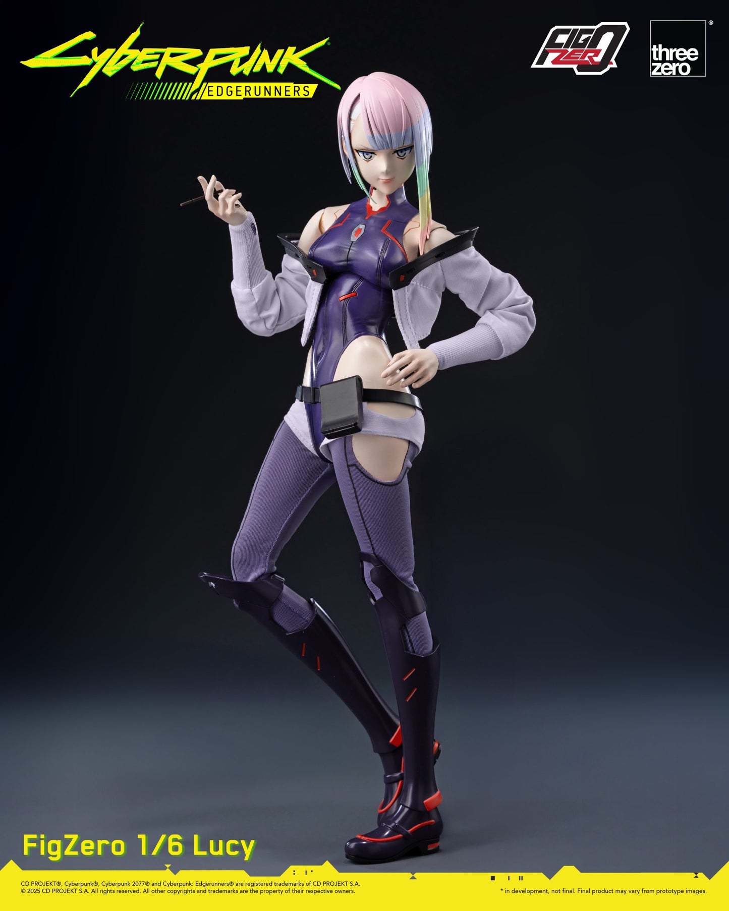 Preventa Figura Lucy - Cyberpunk: Edgerunners - FigZero marca ThreeZero 3Z0600 escala 1/6