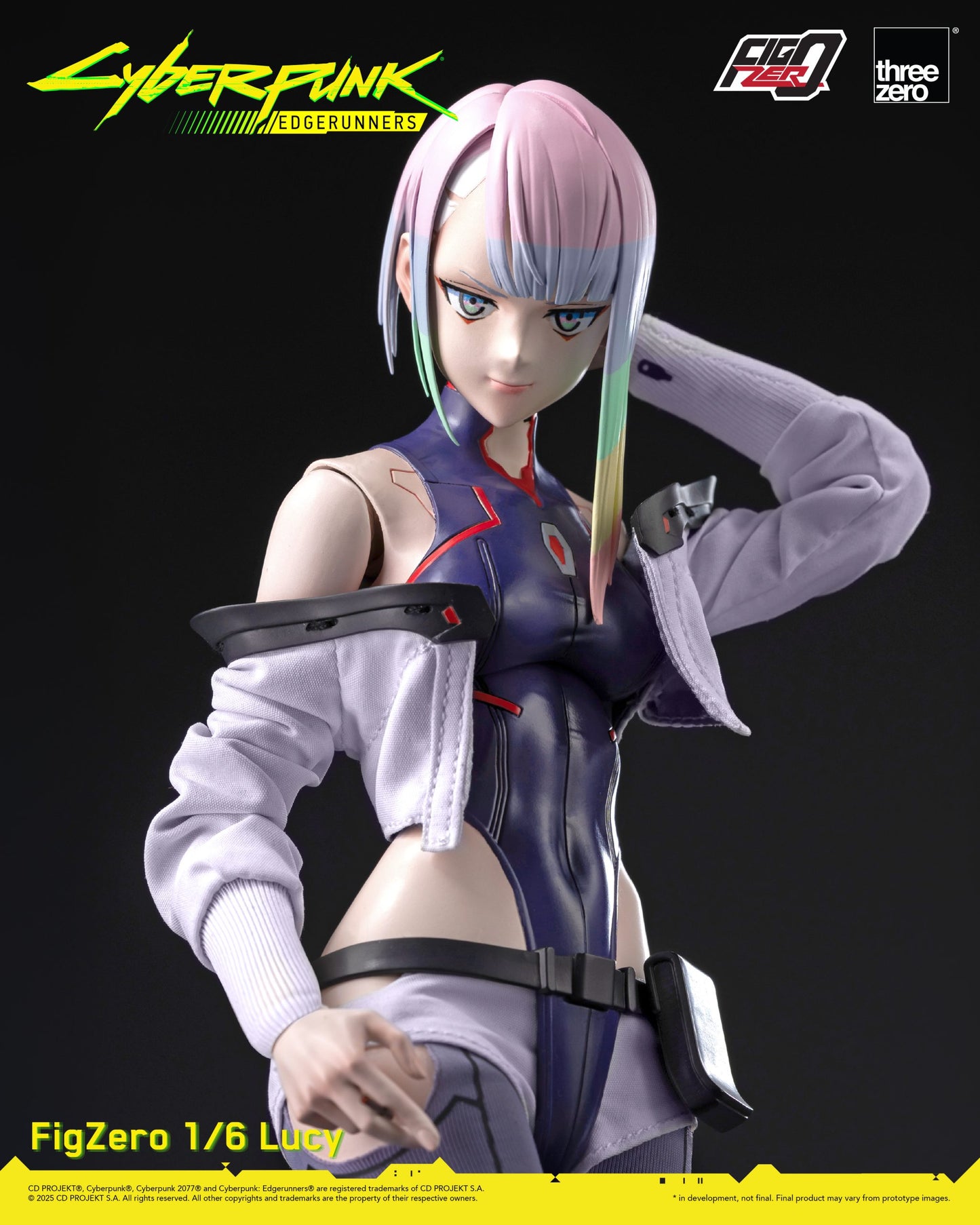 Preventa Figura Lucy - Cyberpunk: Edgerunners - FigZero marca ThreeZero 3Z0600 escala 1/6
