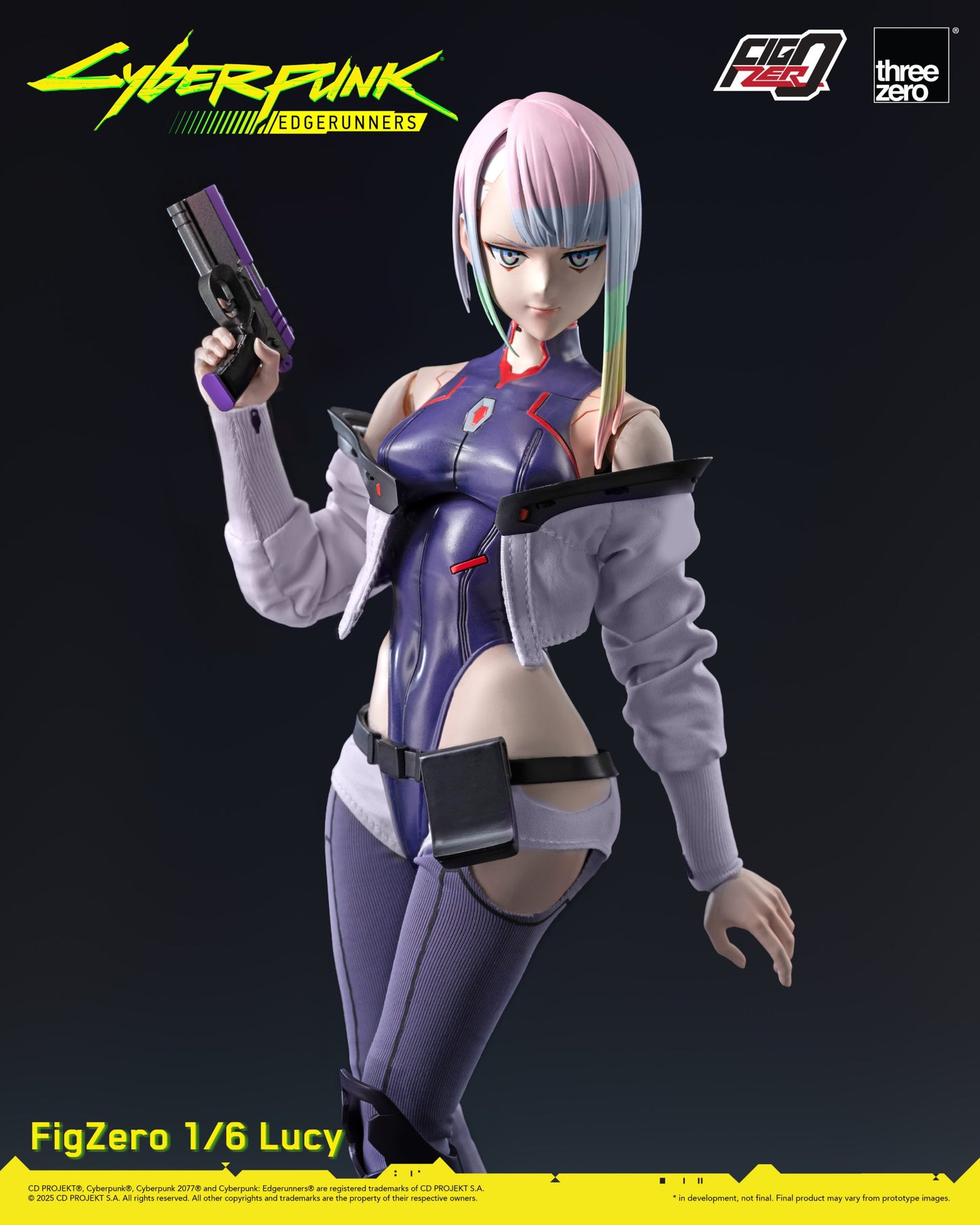 Preventa Figura Lucy - Cyberpunk: Edgerunners - FigZero marca ThreeZero 3Z0600 escala 1/6