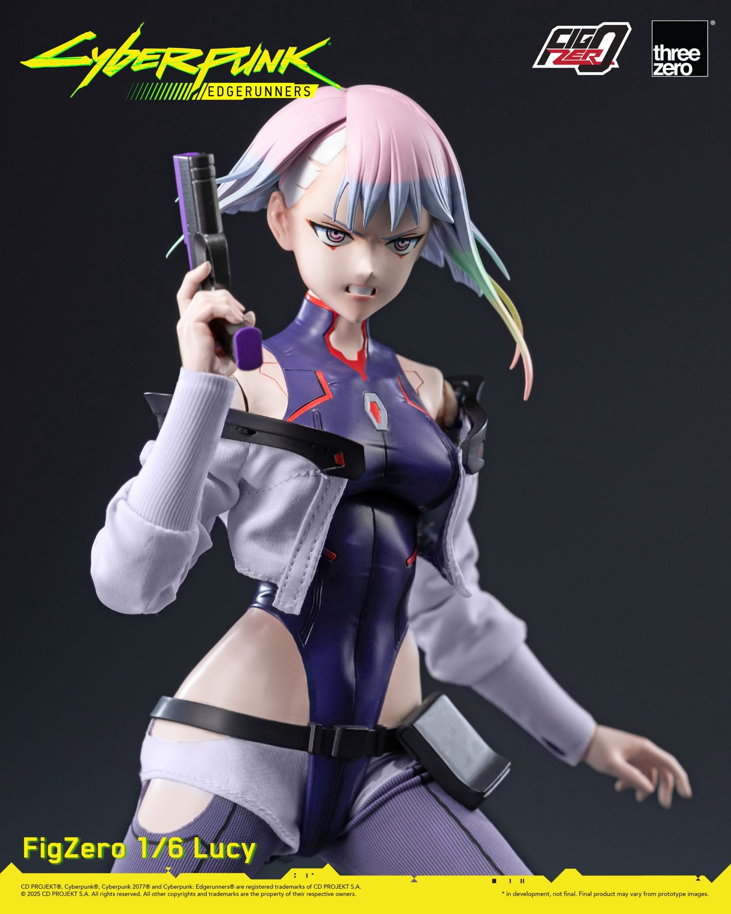 Preventa Figura Lucy - Cyberpunk: Edgerunners - FigZero marca ThreeZero 3Z0600 escala 1/6