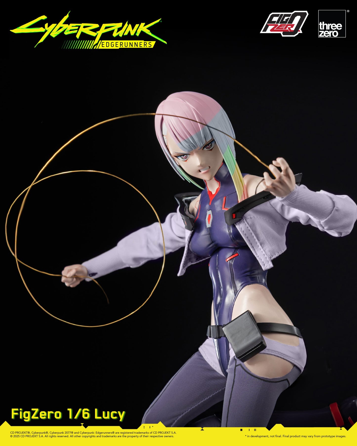 Preventa Figura Lucy - Cyberpunk: Edgerunners - FigZero marca ThreeZero 3Z0600 escala 1/6