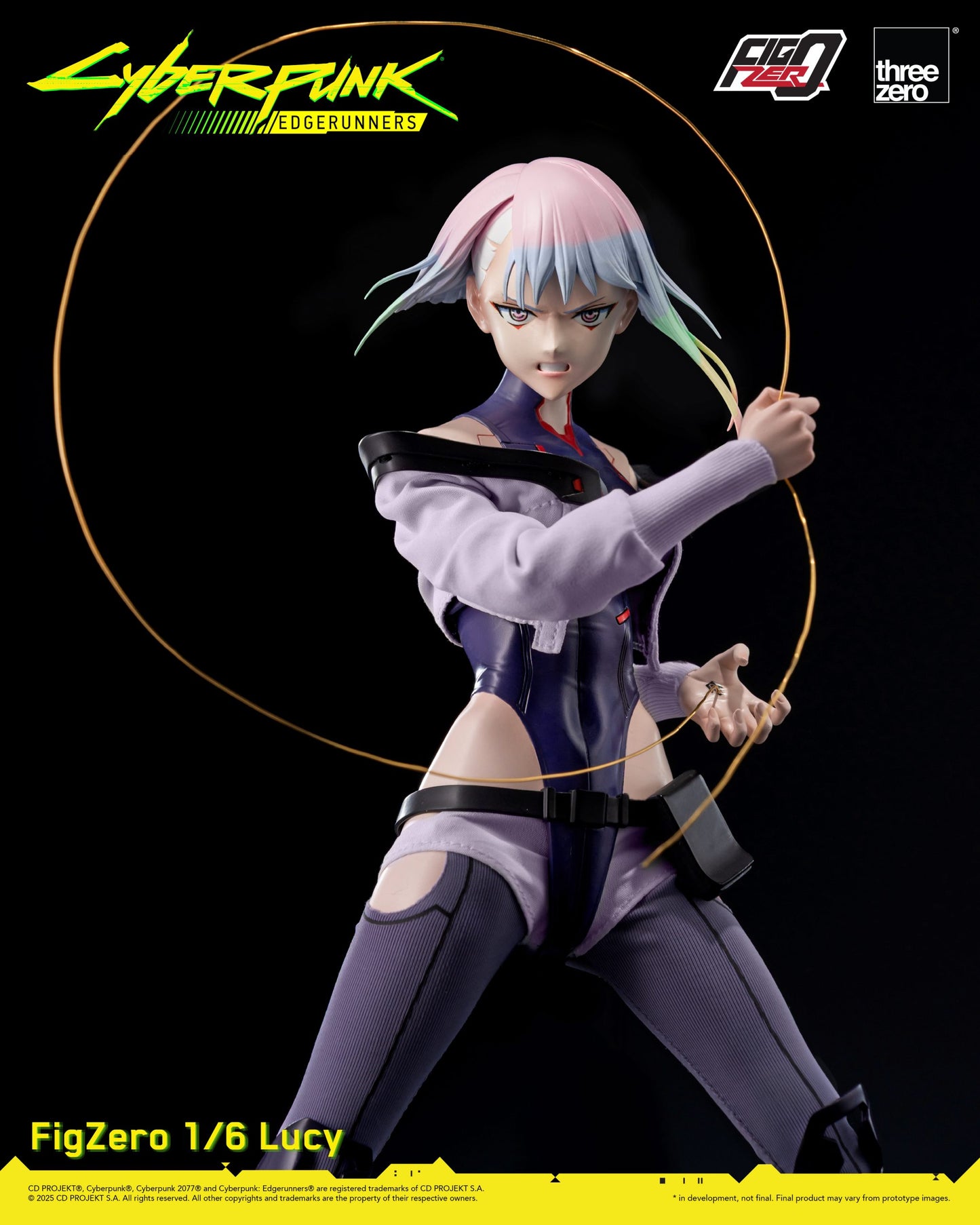 Preventa Figura Lucy - Cyberpunk: Edgerunners - FigZero marca ThreeZero 3Z0600 escala 1/6