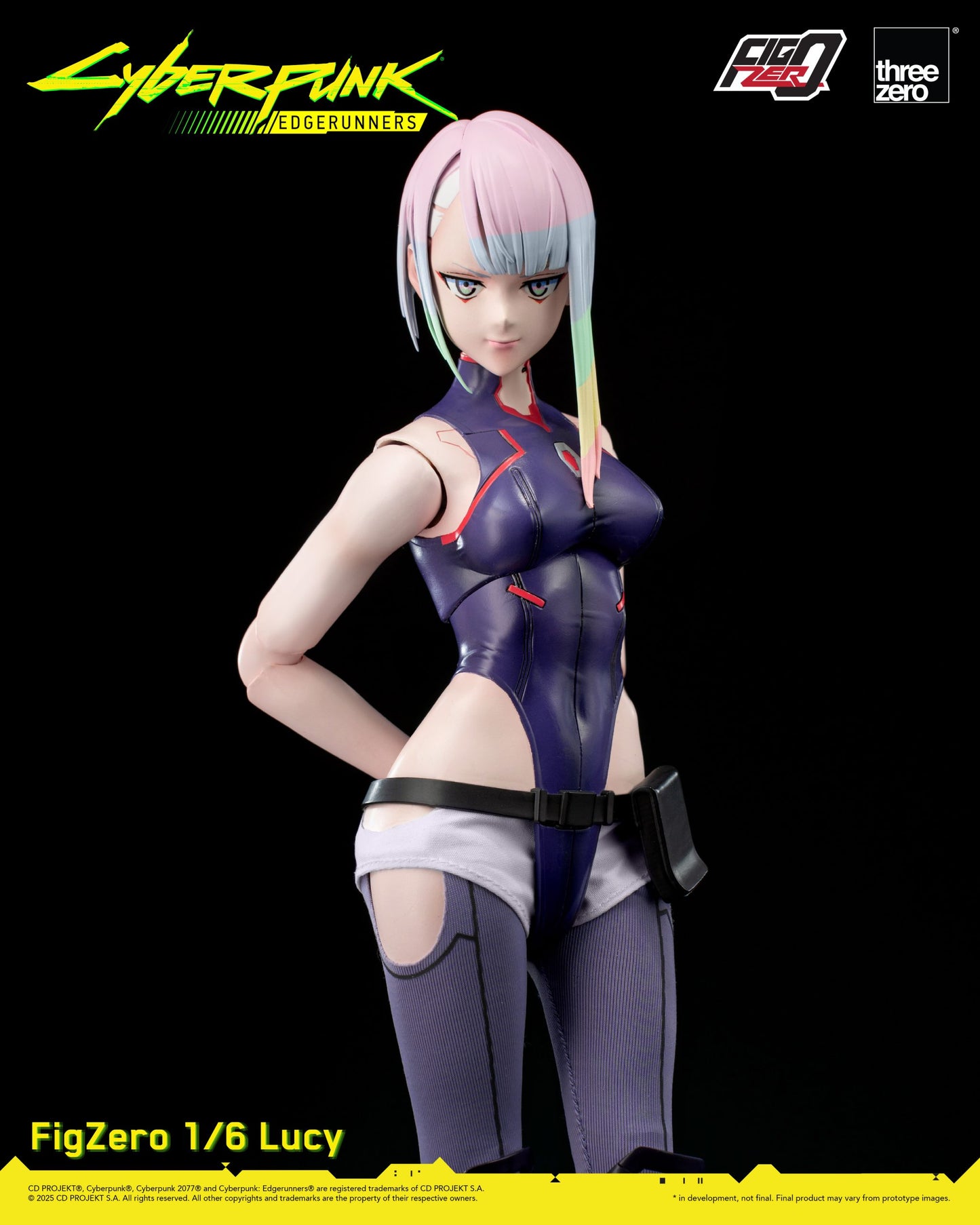 Preventa Figura Lucy - Cyberpunk: Edgerunners - FigZero marca ThreeZero 3Z0600 escala 1/6