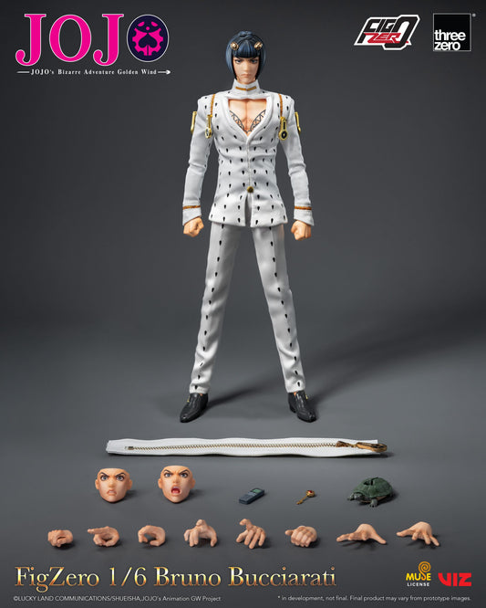 Preventa Figura Bruno Bucciarati - JOJO's Bizarre Adventure: Golden Wind - FigZero marca ThreeZero 3Z0659 escala 1/6