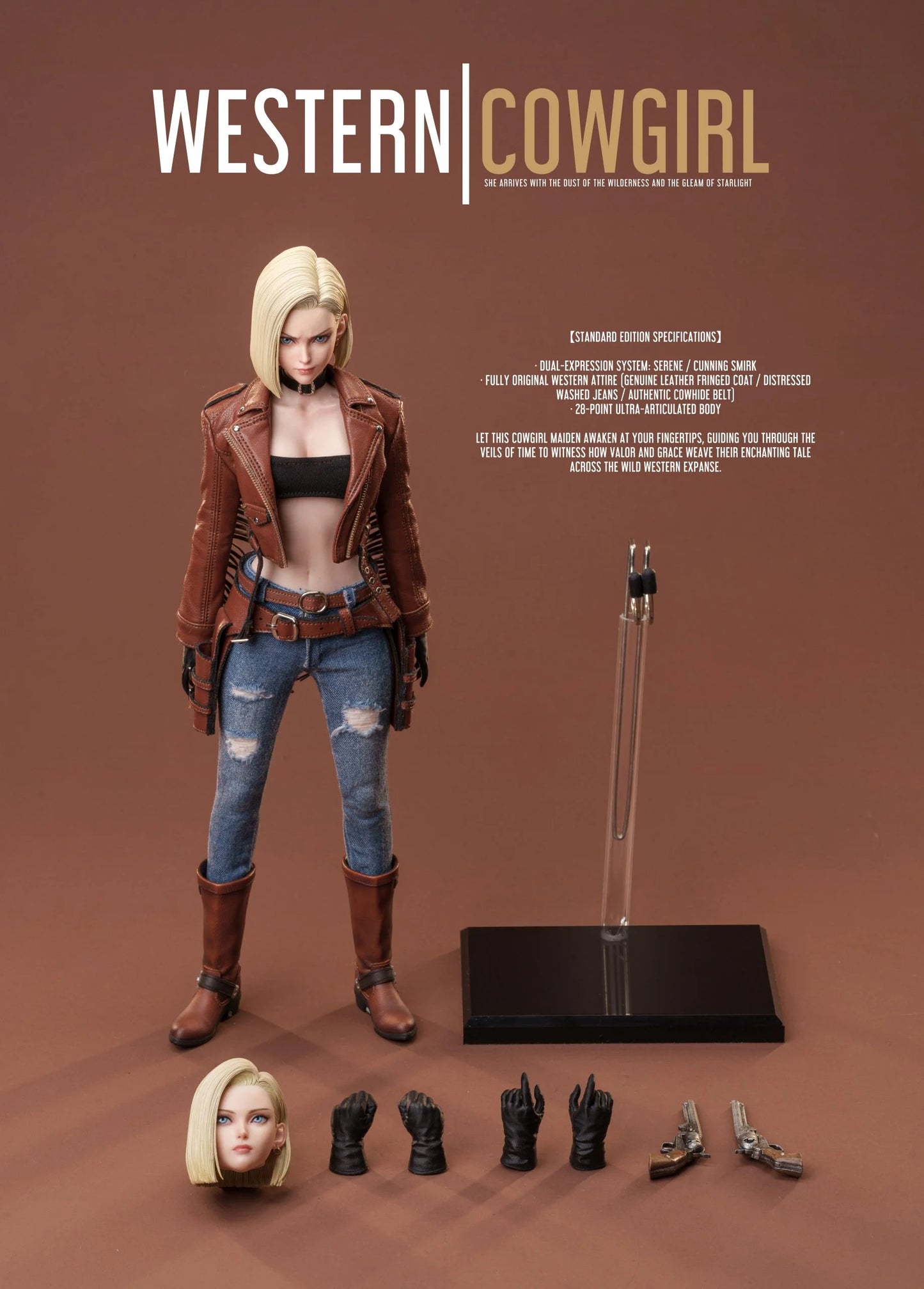 Preventa Figura Western Cowgirl (Standard version) marca Heart Hunter HH001 escala 1/6