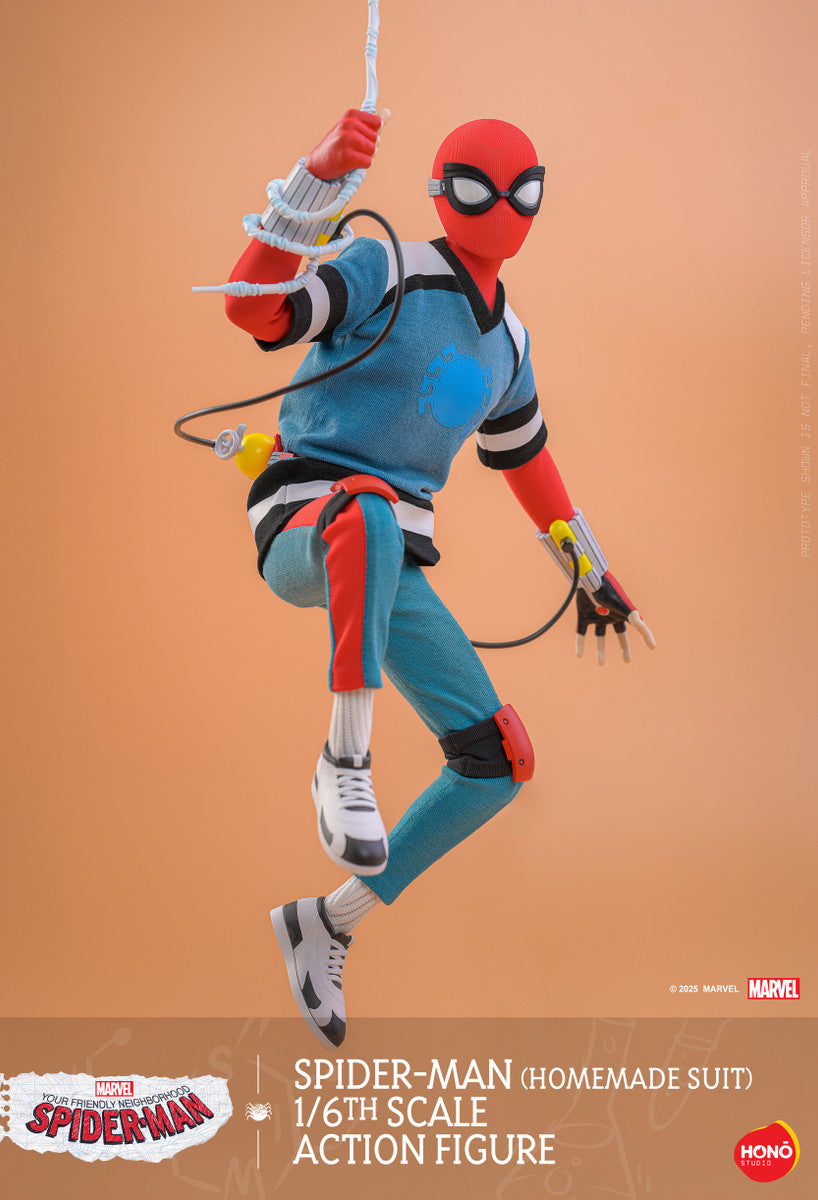 Preventa Figura Spider-Man (Homemade Suit) Your Friendly Neighborhood Spider-Man marca Hot Toys x Hono Studio HS07 escala 1/6