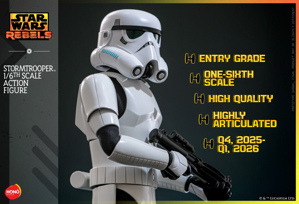 Preventa Figura Stormtrooper - Star Wars: Rebels marca HONO Studio HS08 escala 1/6