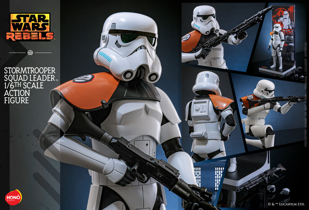 Preventa Figura Stormtrooper Squad Leader - Star Wars: Rebels marca HONO Studio HS09 escala 1/6