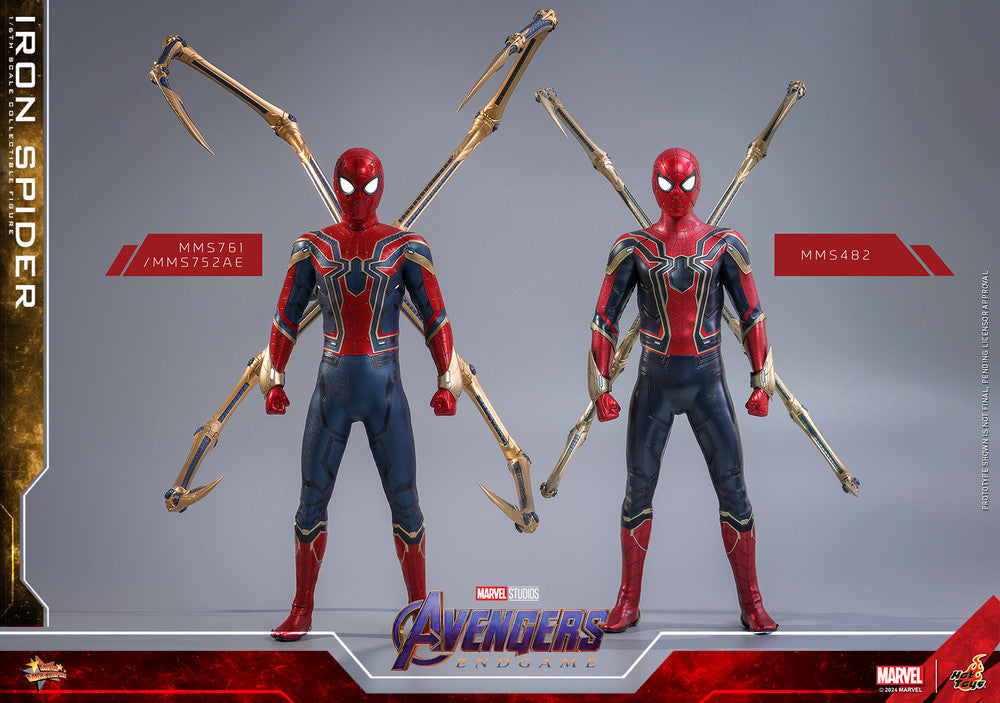 Preventa Figura Iron Spider - Avengers: Endgame marca Hot Toys MMS761 escala 1/6