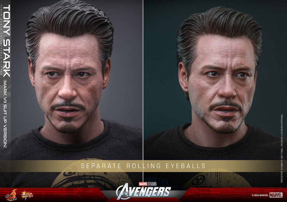 Preventa Figura Tony Stark (Mark VII Suit Up Version) The Avengers marca Hot Toys MMS718 escala 1/6