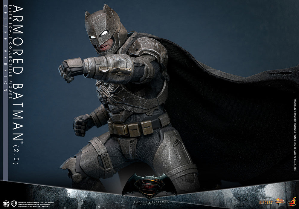 Preventa Figura Armored Batman (2.0) Deluxe version - Batman v Superman: Dawn of Justice™ marca Hot Toys MMS743 D63 escala 1/6