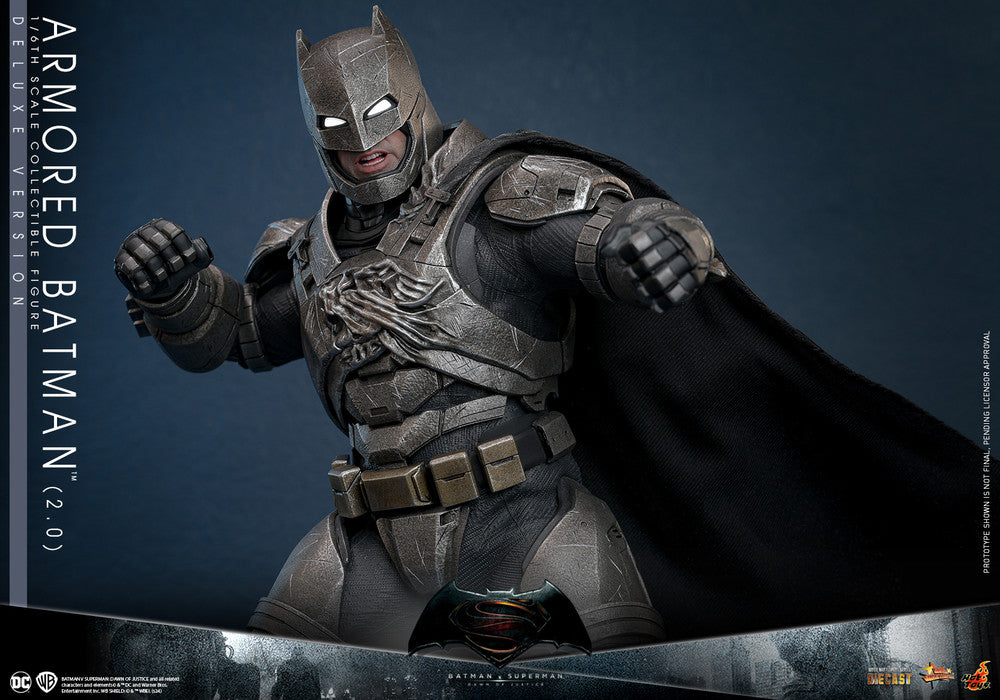 Preventa Figura Armored Batman (2.0) Deluxe version - Batman v Superman: Dawn of Justice™ marca Hot Toys MMS743 D63 escala 1/6