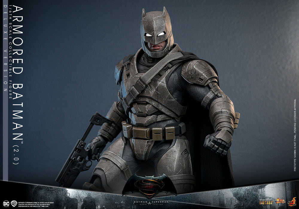 Preventa Figura Armored Batman (2.0) Deluxe version - Batman v Superman: Dawn of Justice™ marca Hot Toys MMS743 D63 escala 1/6