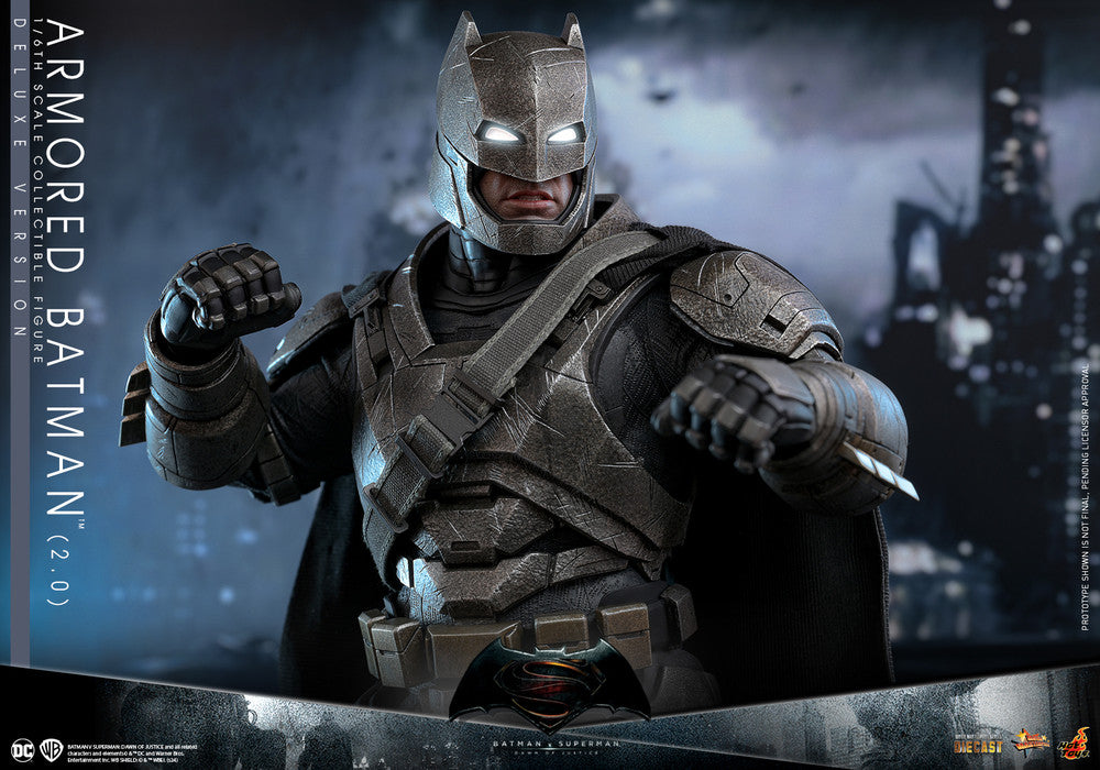 Preventa Figura Armored Batman (2.0) Deluxe version - Batman v Superman: Dawn of Justice™ marca Hot Toys MMS743 D63 escala 1/6