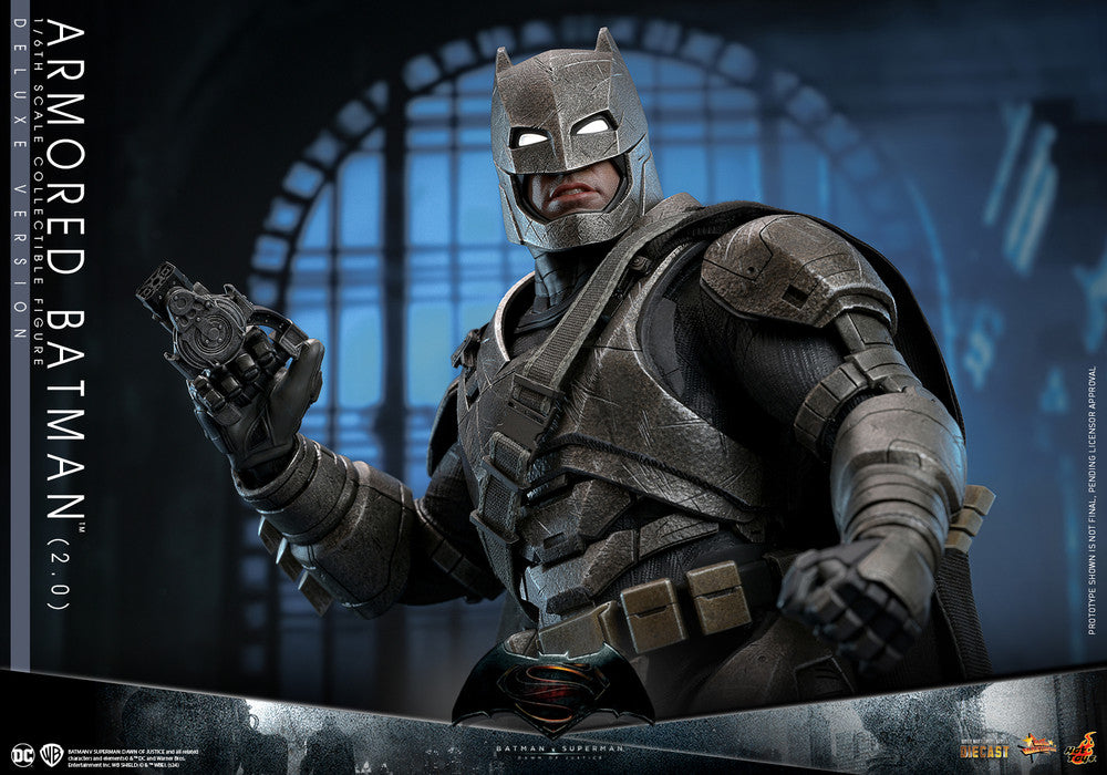 Preventa Figura Armored Batman (2.0) Deluxe version - Batman v Superman: Dawn of Justice™ marca Hot Toys MMS743 D63 escala 1/6