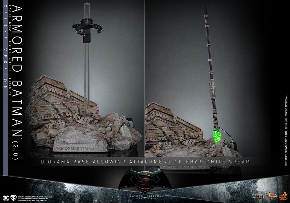 Preventa Figura Armored Batman (2.0) Deluxe version - Batman v Superman: Dawn of Justice™ marca Hot Toys MMS743 D63 escala 1/6