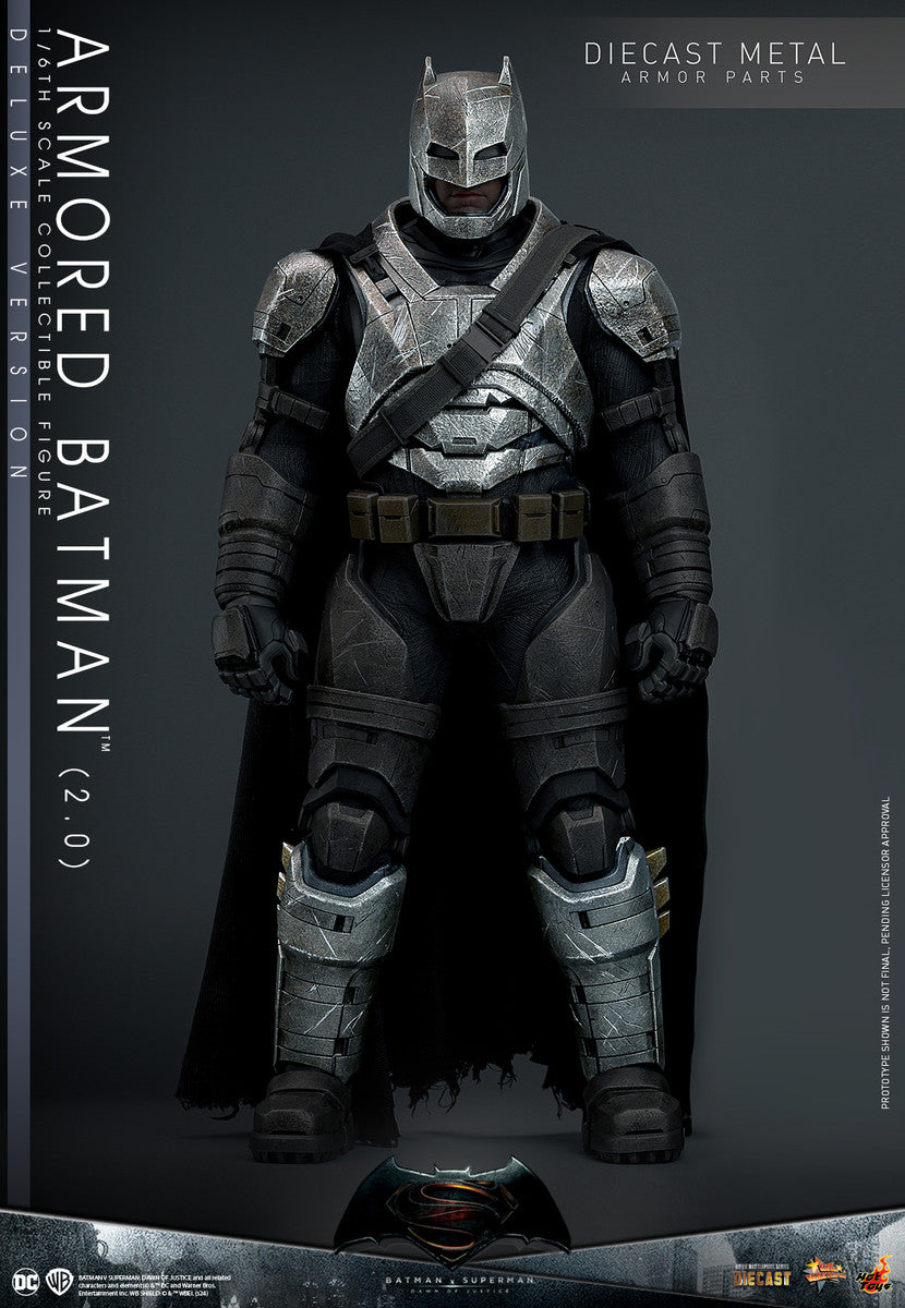 Preventa Figura Armored Batman (2.0) Deluxe version - Batman v Superman: Dawn of Justice™ marca Hot Toys MMS743 D63 escala 1/6