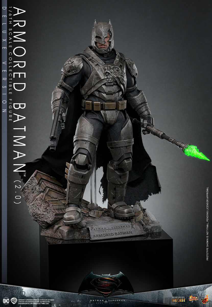 Preventa Figura Armored Batman (2.0) Deluxe version - Batman v Superman: Dawn of Justice™ marca Hot Toys MMS743 D63 escala 1/6