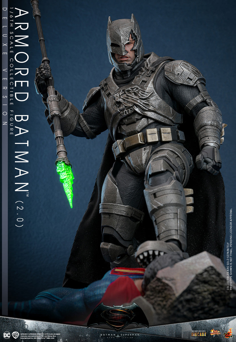 Preventa Figura Armored Batman (2.0) Deluxe version - Batman v Superman: Dawn of Justice™ marca Hot Toys MMS743 D63 escala 1/6