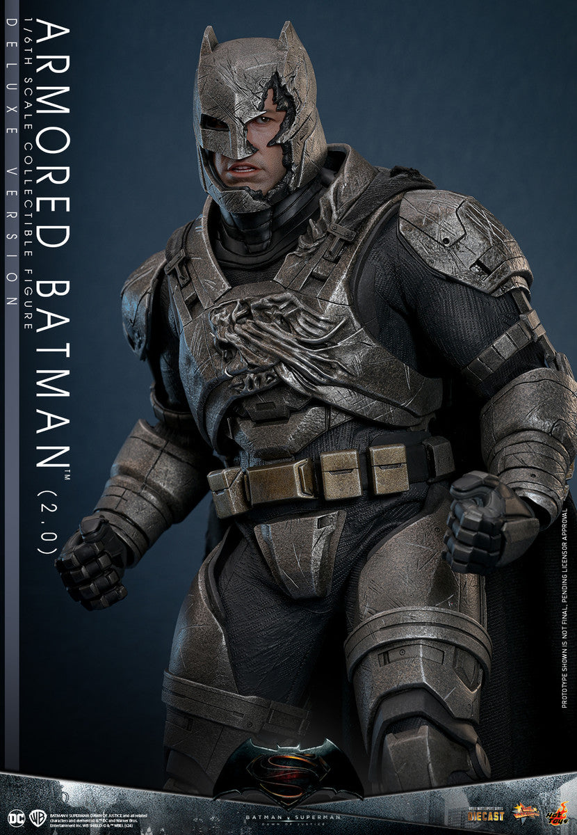 Preventa Figura Armored Batman (2.0) Deluxe version - Batman v Superman: Dawn of Justice™ marca Hot Toys MMS743 D63 escala 1/6