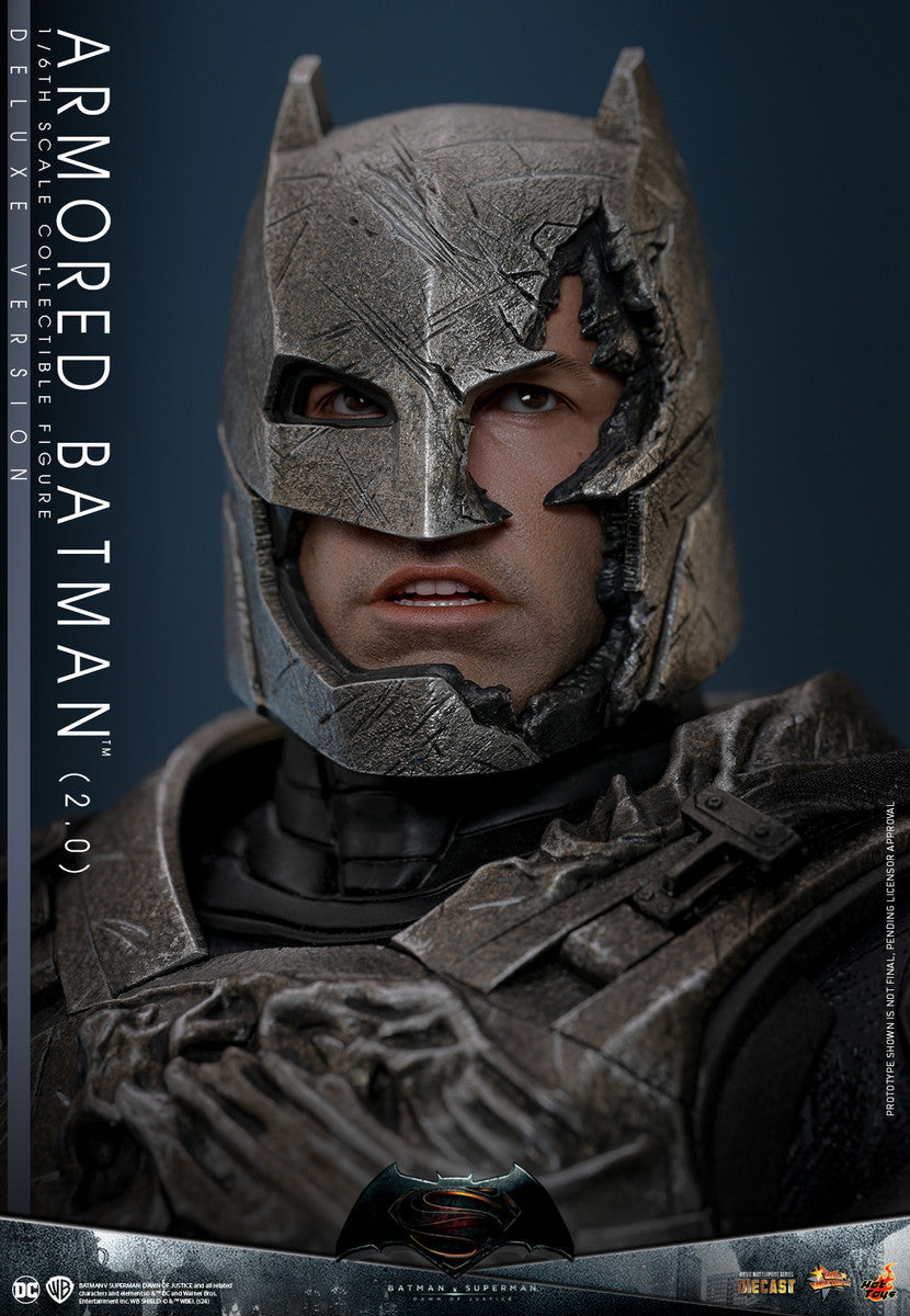 Preventa Figura Armored Batman (2.0) Deluxe version - Batman v Superman: Dawn of Justice™ marca Hot Toys MMS743 D63 escala 1/6