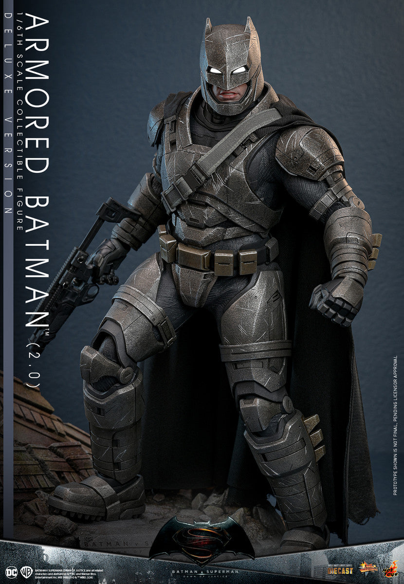 Preventa Figura Armored Batman (2.0) Deluxe version - Batman v Superman: Dawn of Justice™ marca Hot Toys MMS743 D63 escala 1/6