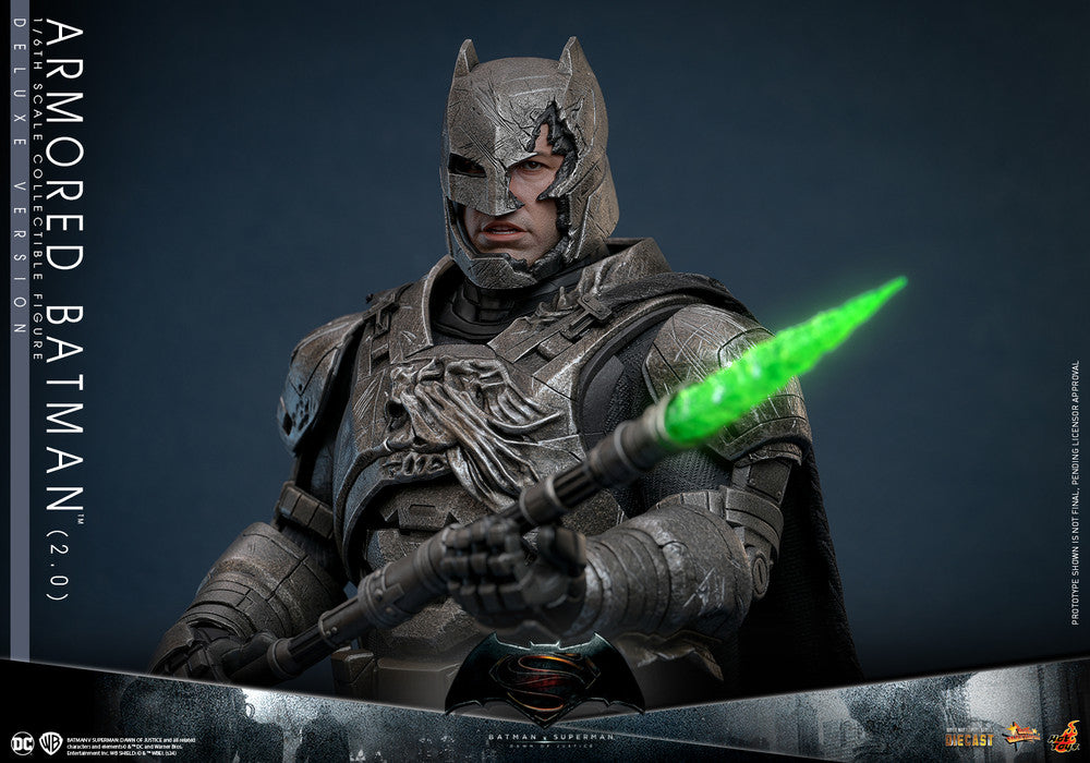 Preventa Figura Armored Batman (2.0) Deluxe version - Batman v Superman: Dawn of Justice™ marca Hot Toys MMS743 D63 escala 1/6