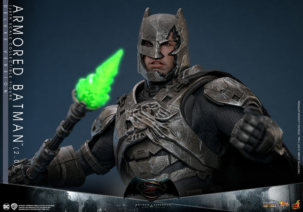 Preventa Figura Armored Batman (2.0) Deluxe version - Batman v Superman: Dawn of Justice™ marca Hot Toys MMS743 D63 escala 1/6