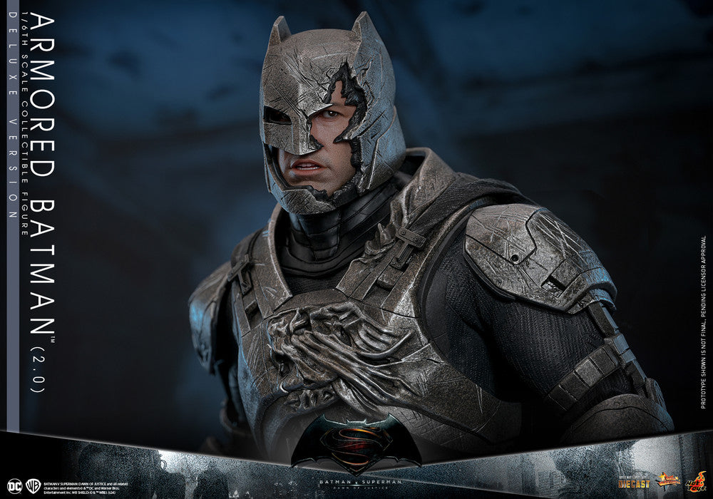 Preventa Figura Armored Batman (2.0) Deluxe version - Batman v Superman: Dawn of Justice™ marca Hot Toys MMS743 D63 escala 1/6