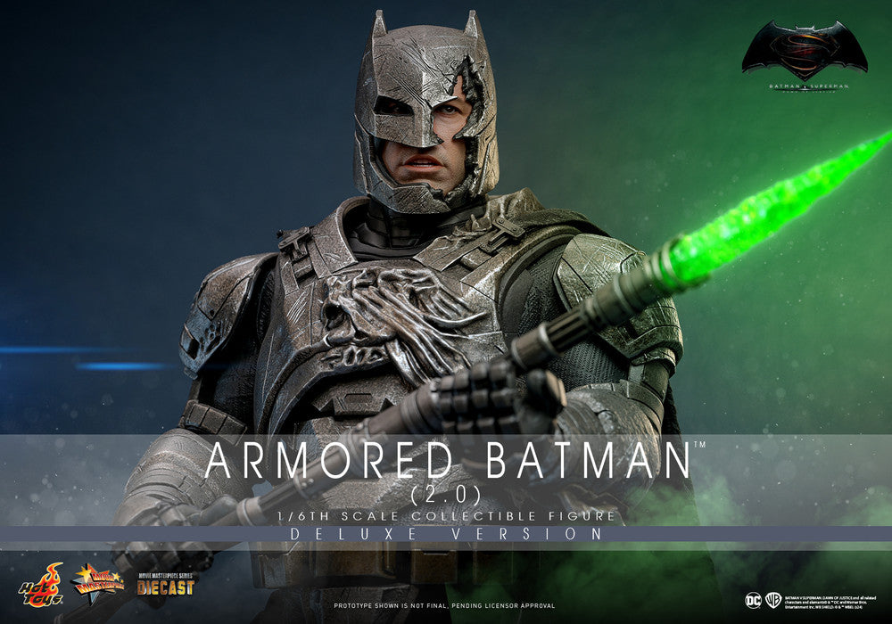Preventa Figura Armored Batman (2.0) Deluxe version - Batman v Superman: Dawn of Justice™ marca Hot Toys MMS743 D63 escala 1/6