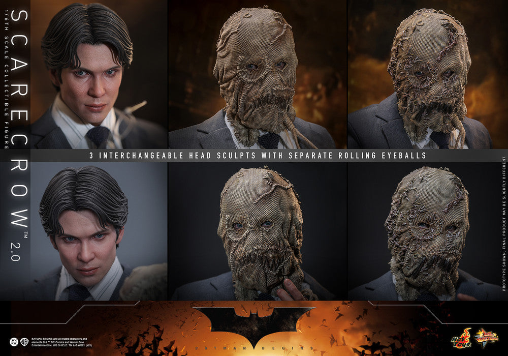 Preventa Figura Scarecrow (2.0) - Batman Begins marca Hot Toys MMS801 escala 1/6