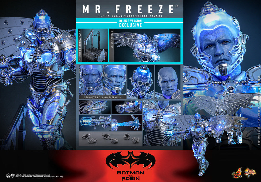 Preventa Figura Mr. Freeze (DELUXE version) - Batman & Robin marca Hot Toys MMS800 escala 1/6