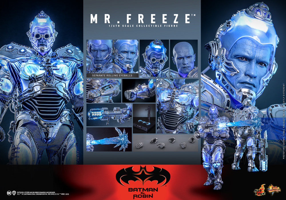 Preventa Figura Mr. Freeze - Batman & Robin marca Hot Toys MMS799 escala 1/6