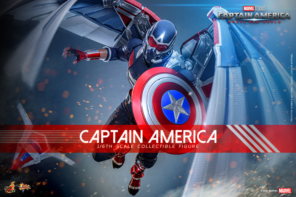 Preventa Figura Captain America - Brave New World marca Hot Toys MMS779 escala 1/6