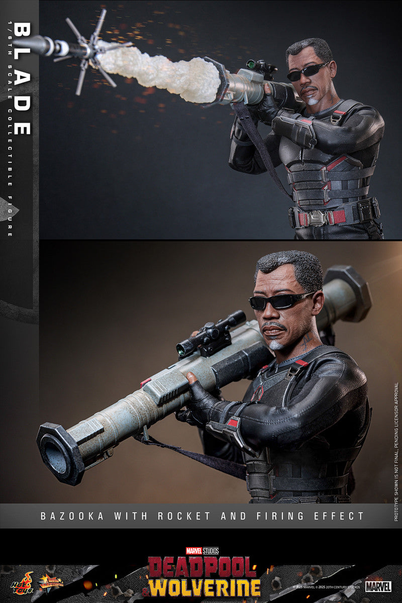 Preventa Figura Blade - Deadpool & Wolverine marca Hot Toys MMS791 escala 1/6