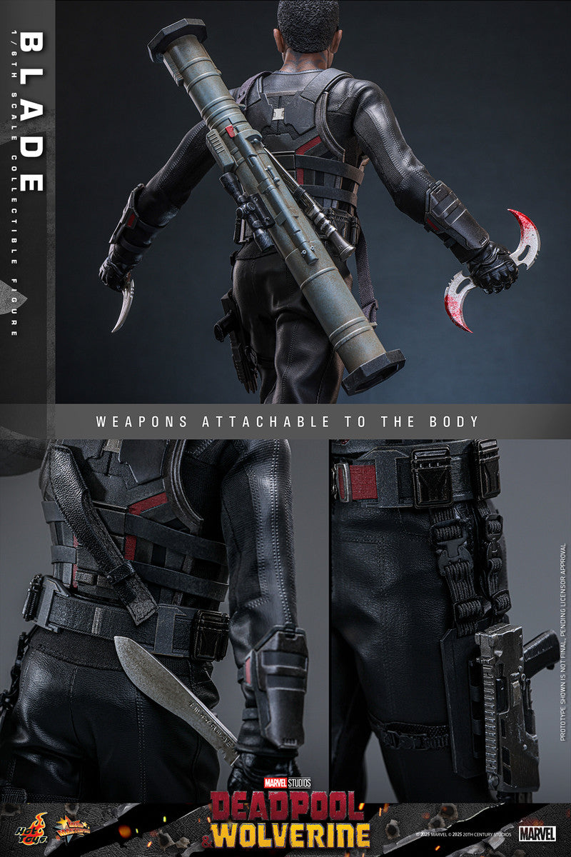 Preventa Figura Blade - Deadpool & Wolverine marca Hot Toys MMS791 escala 1/6