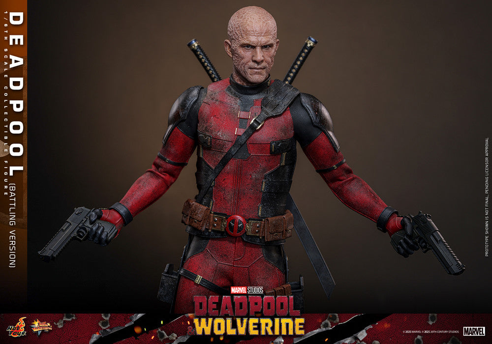 Preventa Figura Deadpool (Battling Version) - Deadpool & Wolverine marca Hot Toys MMS782 escala 1/6