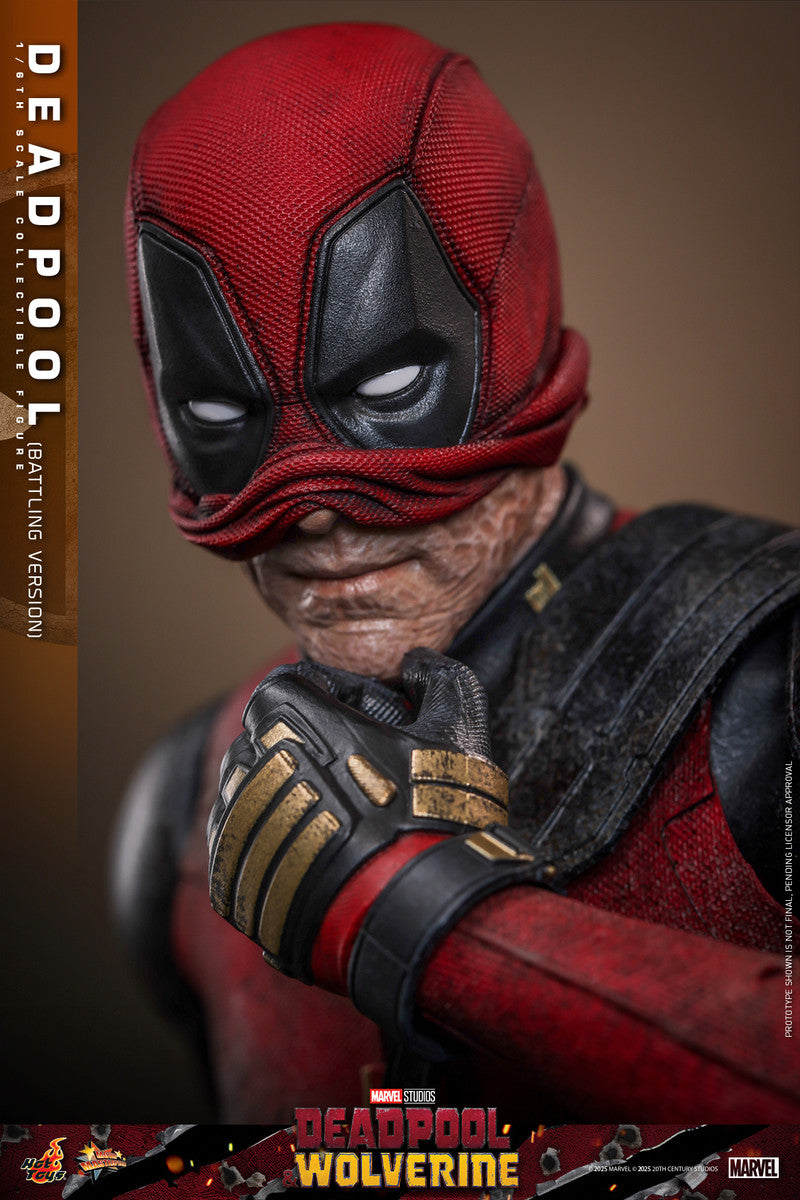 Preventa Figura Deadpool (Battling Version) - Deadpool & Wolverine marca Hot Toys MMS782 escala 1/6