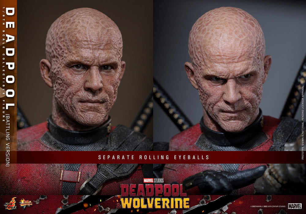 Preventa Figura Deadpool (Battling Version) - Deadpool & Wolverine marca Hot Toys MMS782 escala 1/6
