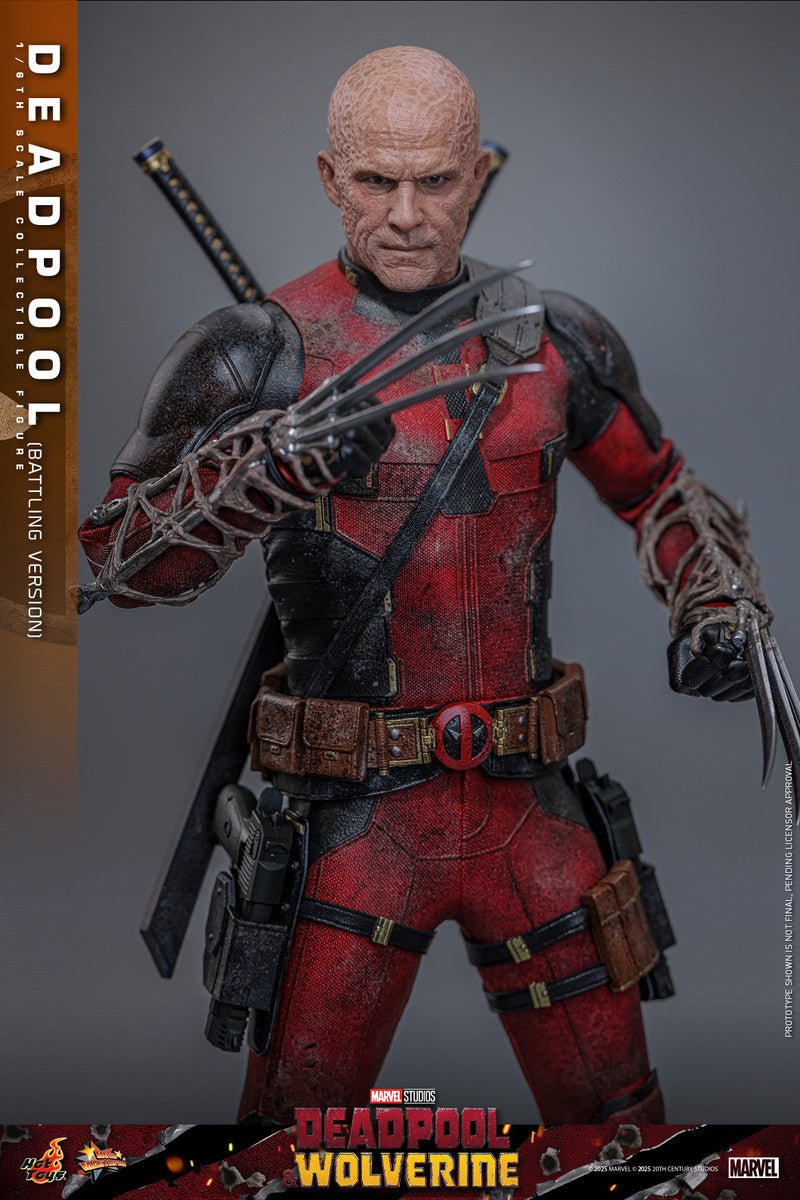 Preventa Figura Deadpool (Battling Version) - Deadpool & Wolverine marca Hot Toys MMS782 escala 1/6