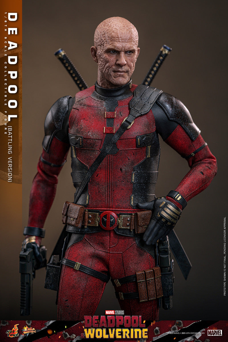 Preventa Figura Deadpool (Battling Version) - Deadpool & Wolverine marca Hot Toys MMS782 escala 1/6