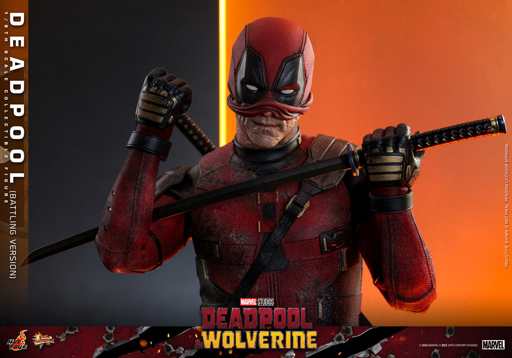 Preventa Figura Deadpool (Battling Version) - Deadpool & Wolverine marca Hot Toys MMS782 escala 1/6