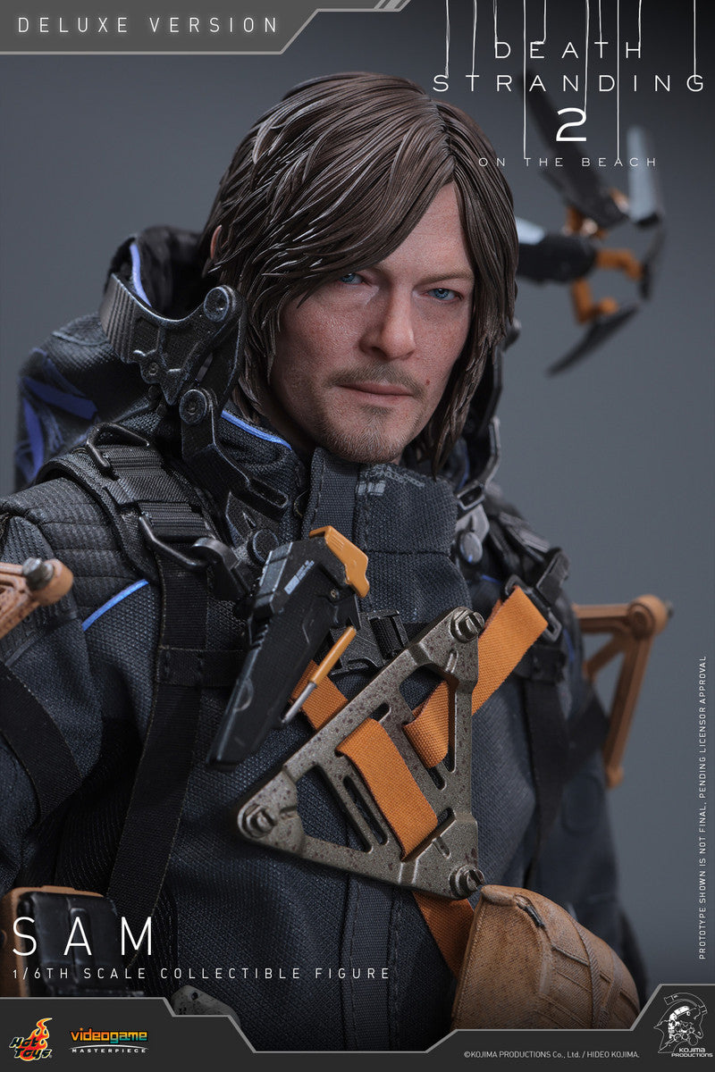 Preventa Figura SAM (Deluxe Version) - Death Stranding 2: On the Beach marca Hot Toys VGM76 escala 1/6
