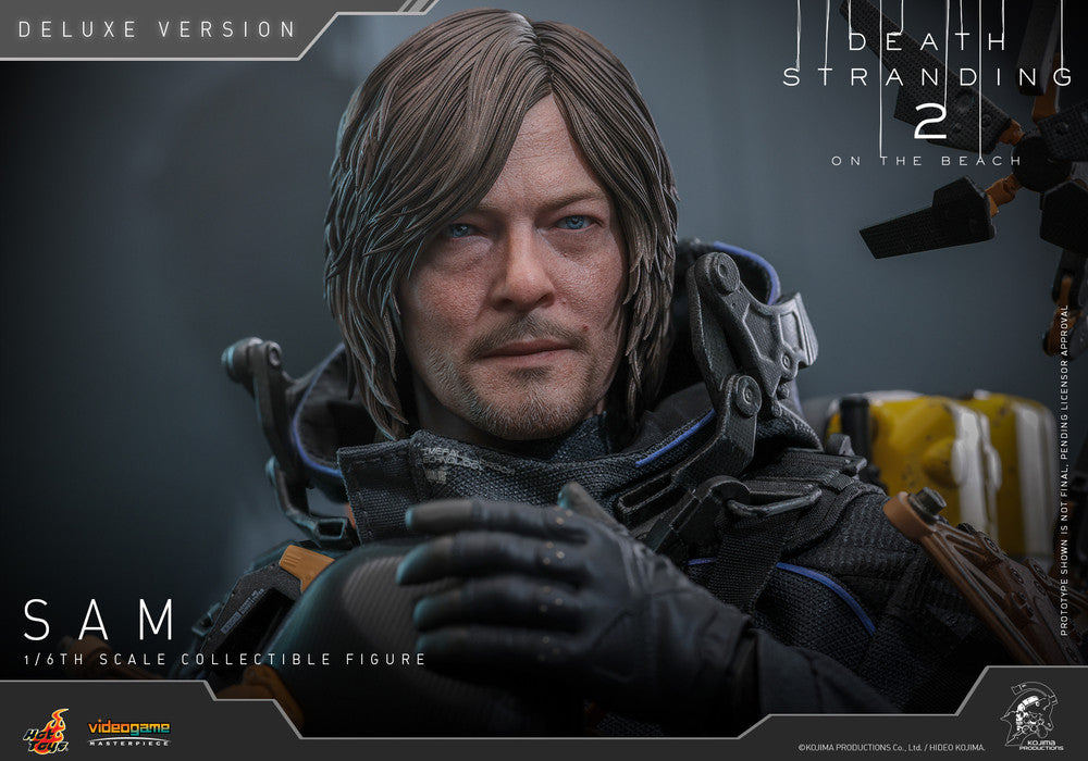 Preventa Figura SAM (Deluxe Version) - Death Stranding 2: On the Beach marca Hot Toys VGM76 escala 1/6