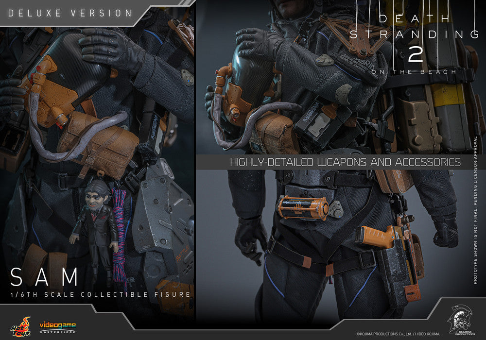 Preventa Figura SAM (Deluxe Version) - Death Stranding 2: On the Beach marca Hot Toys VGM76 escala 1/6